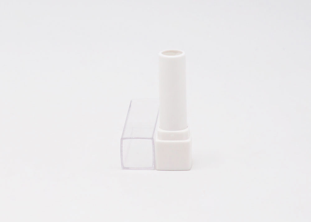 White Plastic Clear Recyclable 5g Refillable Empty Lipstick Tube