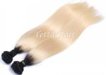 Soft Smooth Colorful Ombre Hair Extensions , 12 - 30 Inch Straight Remy Hair