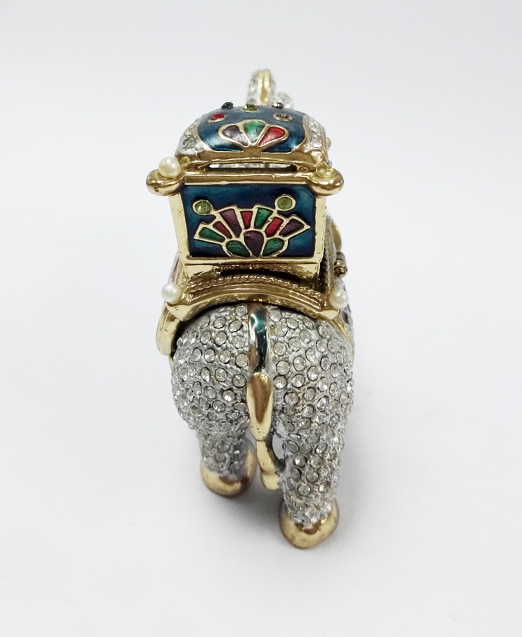 Elephant jewelry boxes rhinestone animal gift box for jewelry wedding gift