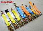 50MM Polyester Car Trailer Tie Down Straps LC2500 DN EN12195-2 For Boat Lashing