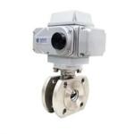 High Temperature PTFE Sealed V-Notch Proportional Electric Ball Valve