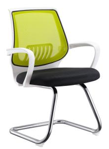China Ergonomically Designed Office Training Chairs With Arms / Chrome R350 Foot factory