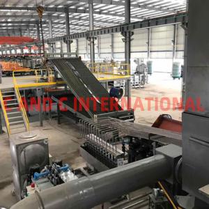 China 500KG/H 80KW Traction Horizontal Brass Rod Cutting Machine factory