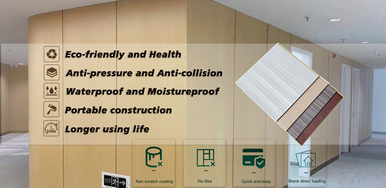 Width 1200mm Interlocking PVC Wall Panels Relle SPC PVC Wood Wall Panels