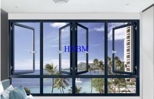 China Multi Point Lock Aluminum Replacement Windows , Solid Fixed Aluminum Windows factory