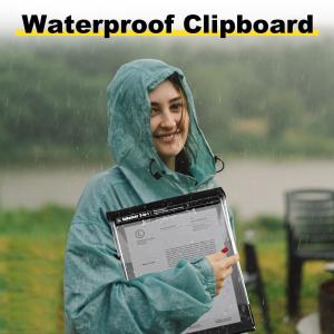 China PVC Plastic Black Outdoor Waterproof Clipboard Wear Resistant factory