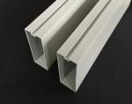 Moisture Proof Commercial Ceiling Tiles , White Aluminum Profile Sound Baffles
