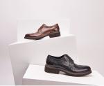Classic Wedding Leather Mens Shoes , Lace Up Mens Casual Leather Shoes