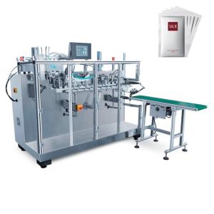 China Cosmetic Non Woven Facial Mask Making Machine 260mm Sheet Filling Packing factory