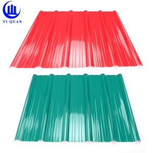 China 2.5mm Corrugated Lader Upvc Roofing Sheets For Factory Chemical Industry Easy Installation factory