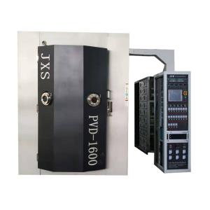China High Output Bathroom Stainless Steel Zinc Alloy Brass Sanitary Ware Golden Vacuum PVD Plating Machine factory