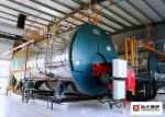 PLC Control Industrial Fire Tube Natural Gas Steam Boiler 5000Kg
