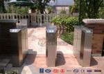 Heavy Duty Industrial Speed Flap Barrier Turnstile For Handicap Channel