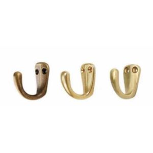 New Stylish Brass Hook Hanger Bathroom Accessories Single Hanger Coat Hooks and