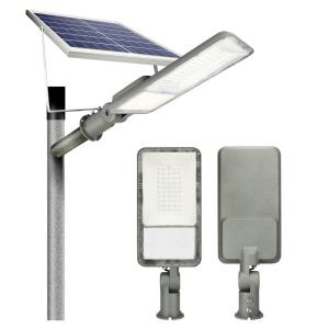 China 100W IP65 Waterproof High Power Solar Street Light With LiFePO4 Battery factory