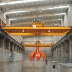 Double Girder Overhead Travelling Crane , Driver Room 25 Ton Electric Bridge