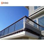 Powder Coated Aluminum Balustrade Fencing Decorative Black Garden Pool Slat