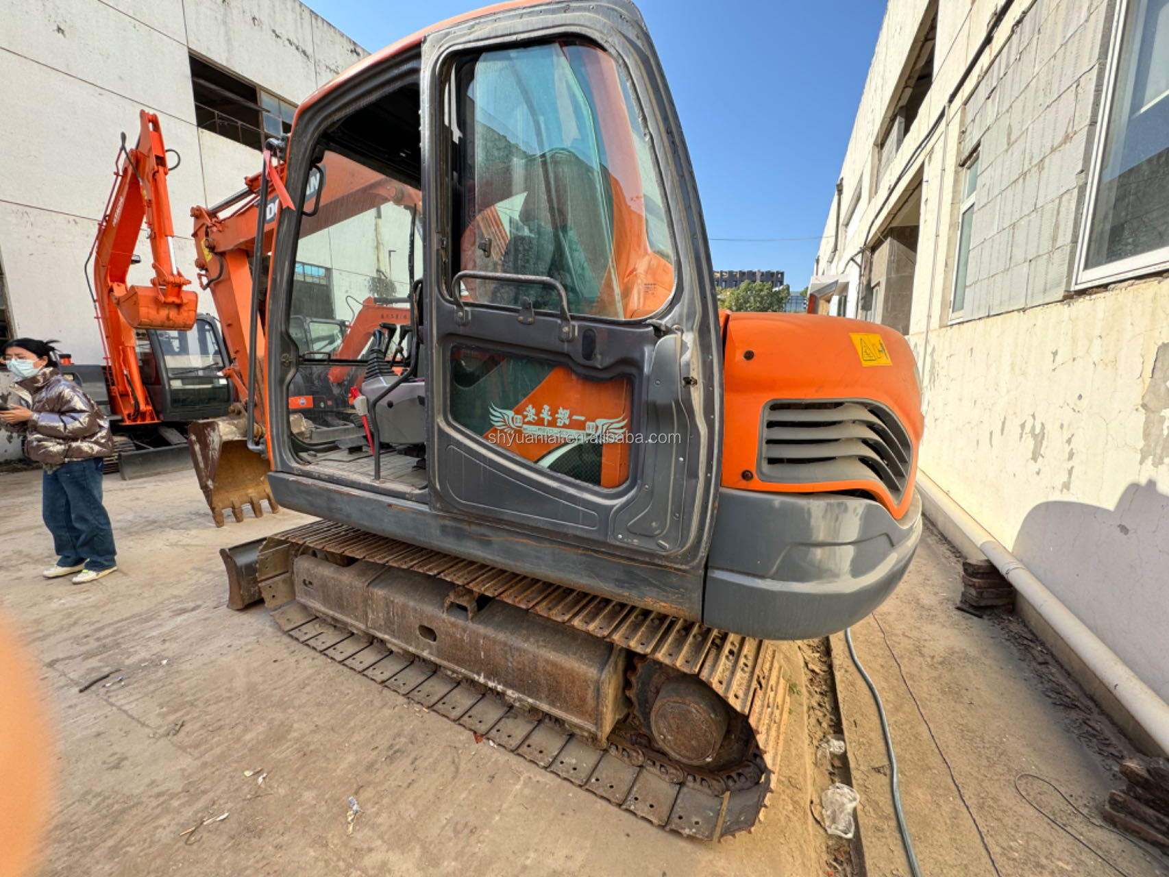 Doosan DX75-9C Used Mini Excavator Excellent Condition Original Color 0-2000 Working Hours