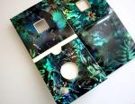 Holographic Paper Eyeshadow Packaging DIAM 27MM With Elastic Band Closure