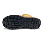 Yellow Security Work Boots Industrial Nubuck Leather Boots With Steel Toe