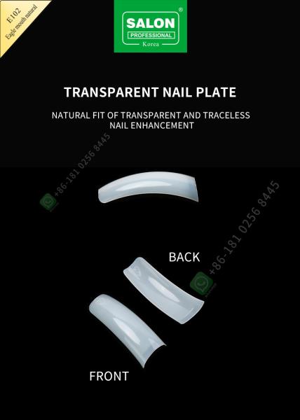Salon beauty false eagle month nail tips French manufacture acrylic extra-long