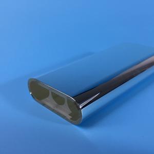 China Single Hole Quartz Glass Cavity Silver Plated Surface Quartz Flow Tube factory