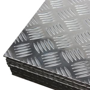 China 6MM 4MM Aluminium Chequered Plate Al Embossed Tread Plate 5052 5083 5754 3004 3005 3105 factory