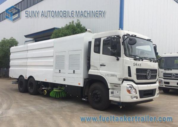 18000L Road Sweeper Truck Dongfeng Kinland Dust Suction Dry / Wet Road Sweeper