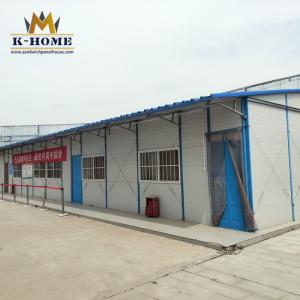 China Temporary Mobile Living Quarters Sanndwich Panel Prefab House factory