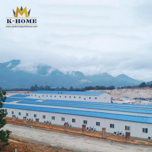 China Construction Site Sandwich Panel Prefab House Dormitory Steel Structure factory