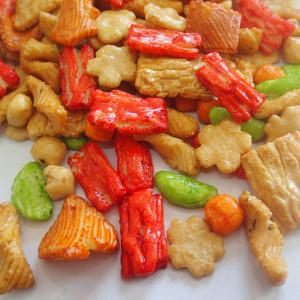China 7.5kg Japanese Soy Sauce Rice Crackers Low Sugar Malto Dextrin factory