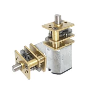 China Small High Speed Brushed DC Electric Motor 5V 6V 12V GM12-N10VA For Door Lock factory
