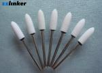 Red Dental Polishing Stone HP Ceramic Grinding Mounted Metals Angle Support