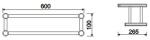 Lavatory Bathroom Restroom Towel Rack 304 Stainless Steel Hand Towel Holder