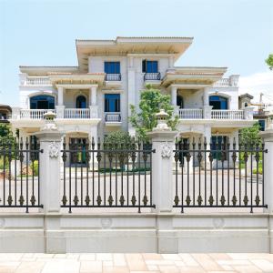 China Powdercoated Aluminum Porch Railing Fence For Security And Decoration ODM factory