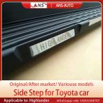 Anti Slide Toyota Highlander Car Running Boards Back Shaped