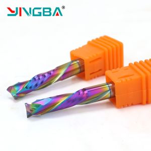 Precision Tools DLC Coating Carbide End Mill 8mm 10mm Cnc Router Tools Bit Set