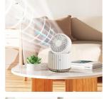 Ultra-Quiet Desktop Cooling Fan for Office and Dorm 1000mAh/1200mAh Battery