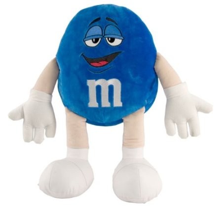 China M&M’ Character Blue Medium Plush Toys factory
