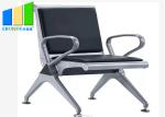 Stainless Steel Public 3 Seater Airport Bank Waitings Chair For Hospital
