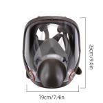 Gas Mask Spray Paint Organic Gas Dust Mask Durable TPE Activated Carbon Face