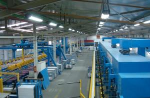 China CE Continuous PU PIR Sandwich Panel Machine for Exterior wall Corrugated roof factory