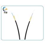 1 Core Indoor Optical Cable Aramid Yarn LSZH GJFJH Tight Buffer FRP Kevlar