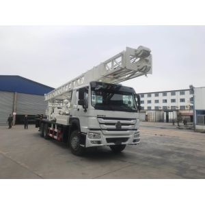 High Speed BZC400CHW Pile Drilling Machine / Water Well Drilling Truck
