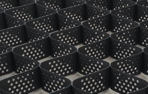 China Flexible HDPE Geocell Ground Grid 100% Virgin Material factory