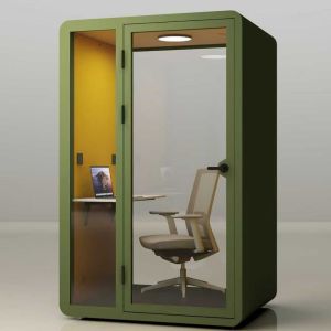 Modern Soundproof Sleep Pod with 25-50 dB Noise Reduction and 5-Year Warranty