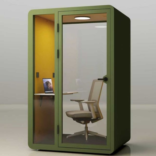 Modern Soundproof Sleep Pod with 25-50 dB Noise Reduction and 5-Year Warranty