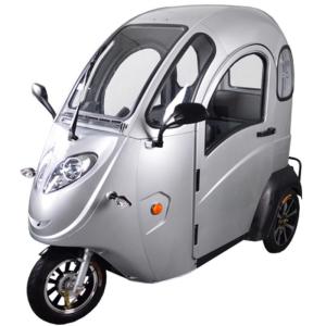 China Adult Disabled 3 Wheel Electric Tricycle 72V Plastic Cabin Electric Scooter Car factory