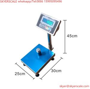 China Warehouses 600x700 800kg Stainless Steel Inox Platform Scale factory