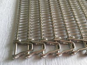 China Bread Cooling Oven 2mm Ss304 Spiral Conveyor Belt factory